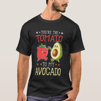 Camiseta Você É o Tomate Para o Meu Abacate Casais Engraçad