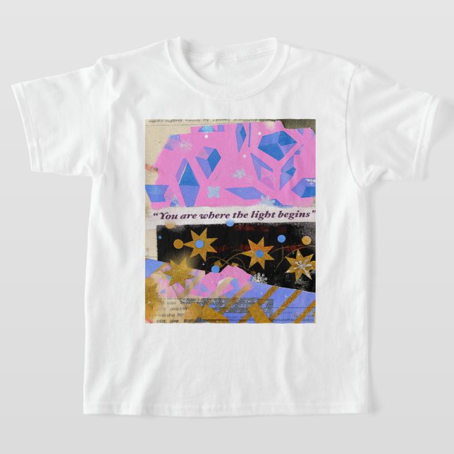 Camiseta Você É Onde a Luz Começa (Postura )