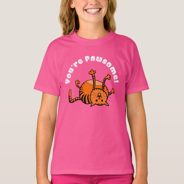 Camiseta Você é Pawsome (Frente)