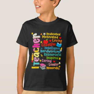 Camiseta Você É Professor Dedicado Motivado De Volta à Esco