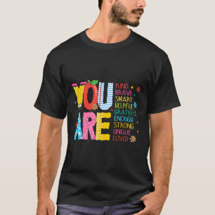 Camiseta Você É Professor Inspirador Corajoso Gentil Primei