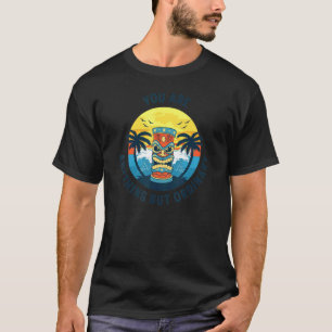 Camiseta Você É Qualquer Coisa Exceto A Praia Da Vintage No