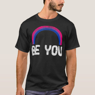 Camiseta Você é Rainbow Bissexual Pride VIntage Bi Flag LGB