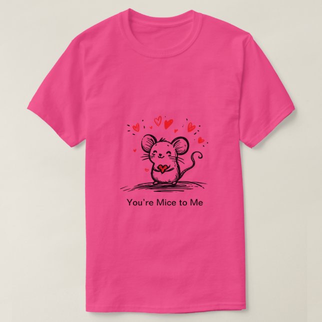 Camiseta Você é Rato para Mim (Frente do Design)
