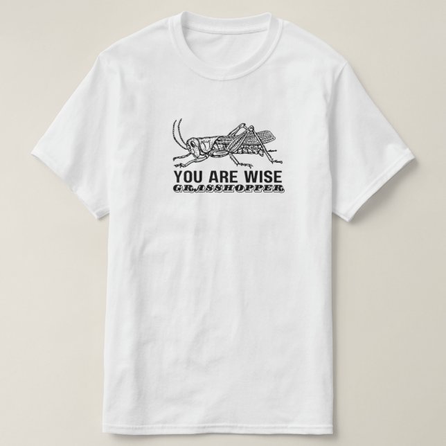 Camiseta Você É Sábio Grilo (Frente do Design)
