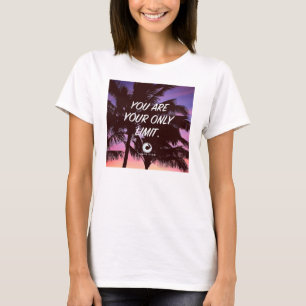 Camiseta Você é seu somente tanque do limite