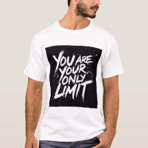 Você É Seu Único Limite – Citação Motivacional Neg