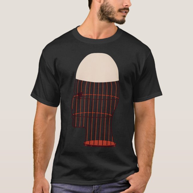 Camiseta Você é sua própria jaula (Frente)