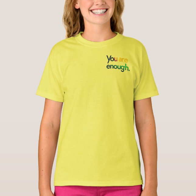 Camiseta você é suficiente (Frente)