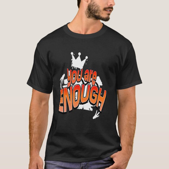Camiseta Você É Suficiente Inspirador (Frente)