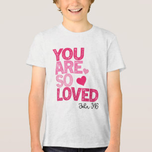 Camiseta Você É Tão Amado Namorados Cristão Fé Deus Rel
