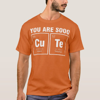 Camiseta Você É Tão Bonito Estudante De Química Química Per