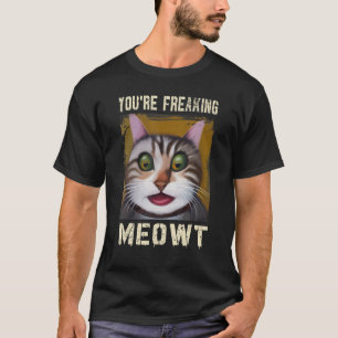 Camiseta Você é tarado, Gato Vintage.