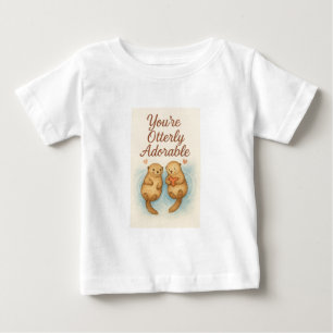 Camiseta Você é Totalmente Adorável – Lindos Lontras em Aqu