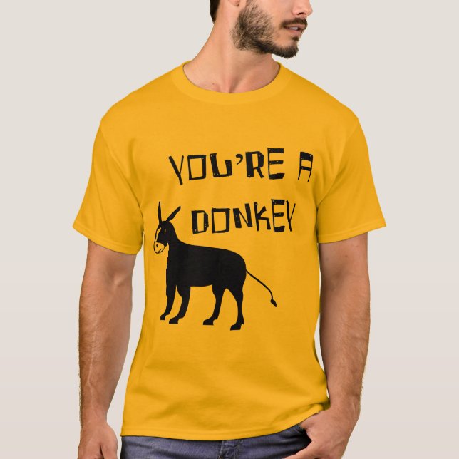 Camiseta Você é um asno (Frente)