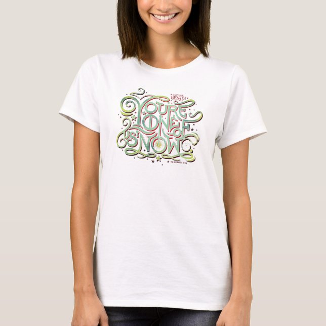 Camiseta Você é um de nós, agora, com uma imagem verde (Frente)