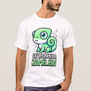 Camiseta Você é um em um camaleão! Cute Chameleon Pun