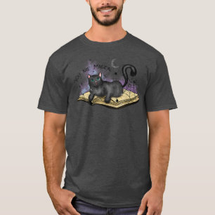 Camiseta Você é um Gato Preto Magnético em Book Spider Web