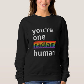 Camiseta Você É Um Humano Radiante Bissexual Transgênero Ch