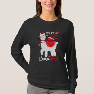 Camiseta Você É Um Llama Muito Divertido Llama Flores F