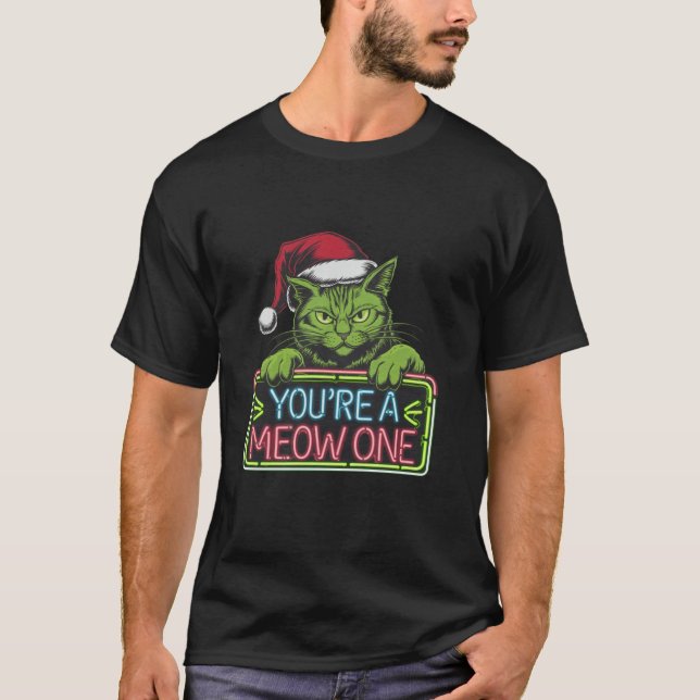 Camiseta Você é um Meow One Sr. Cat (Frente)