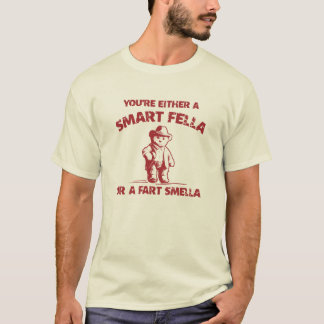 Camiseta Você É Um Smella Inteligente Ou Fart? Design de Ca