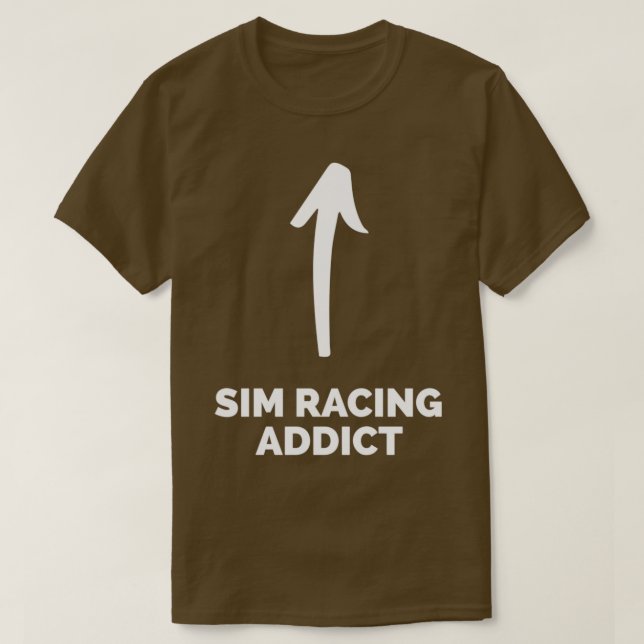 Camiseta Você é um viciado em corridas Sim (Frente do Design)