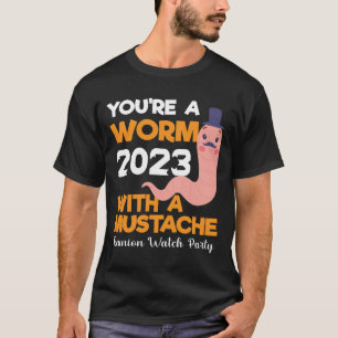 Camiseta Você é uma minhoca com um bigode James Tom Aria'T-