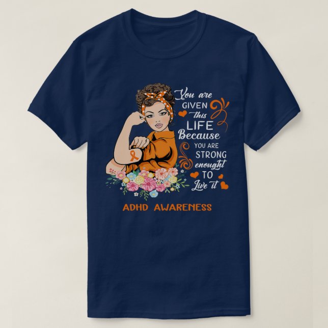 Camiseta Você é uma mulher forte e consciente (Frente do Design)