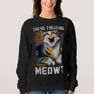 Camiseta Você está assustando Gato-de-Cabra-de-Ova-de-Ova G