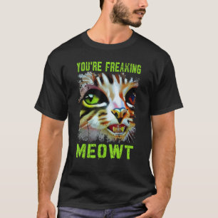 Camiseta Você está assustando Gato-de-Cabra-de-Ova, Gato-de