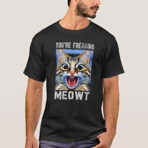 Camiseta Você está assustando Gato de Mato de Gato