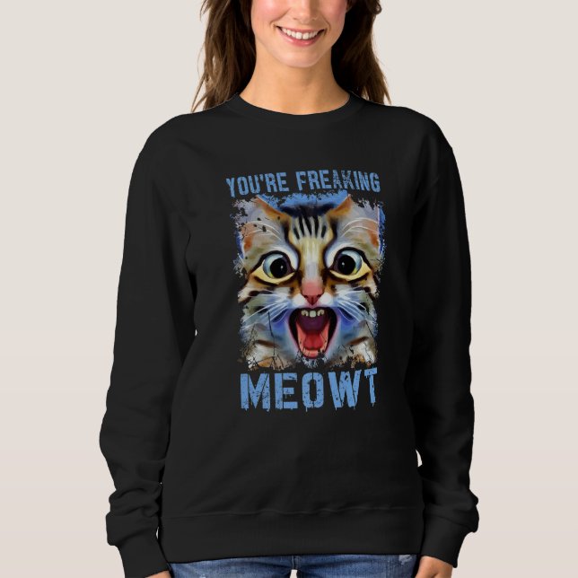 Camiseta Você está assustando Gato de Mato de Gato (Frente)