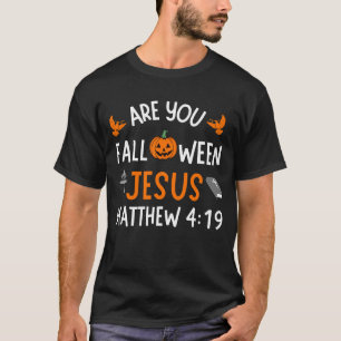 Camiseta Você Está Caindo O Ween Jesus, Dia das Bruxas Cris