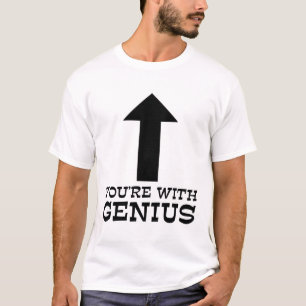 Camiseta Você está com um gênio engraçado humor de cami