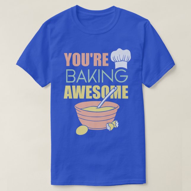 Camiseta Você está cozinhando demais (Frente do Design)