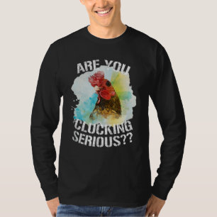 Camiseta Você Está Dependendo De Um Grave Galo De Arte De F