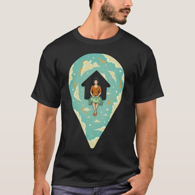 Camiseta Você está em casa (Frente)