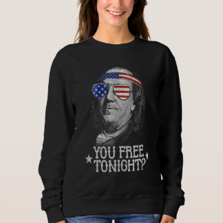 Camiseta Você Está Livre Hoje À Noite 4 De Julho  Nos Ben F