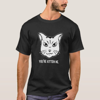 Camiseta Você Está Me Enchendo de Gatos Dono de Gato Trein