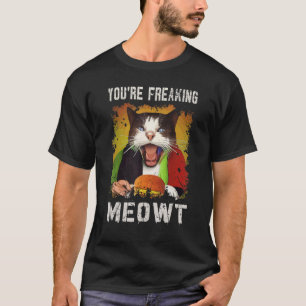 Camiseta Você Está Me Enlouquecendo Gato Gato Assustad