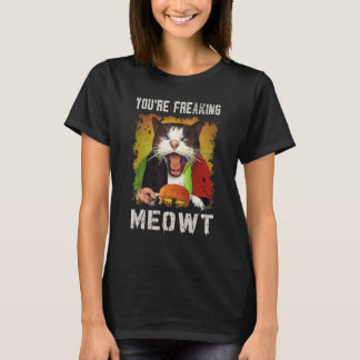 Camiseta Você Está Me Enlouquecendo Gato Gato Assustad