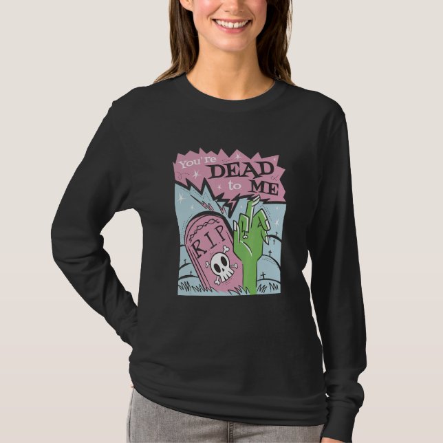 Camiseta Você está morto para mim r i p (Frente)
