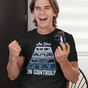 Camiseta Você está no controle? - Jogador Retroativo