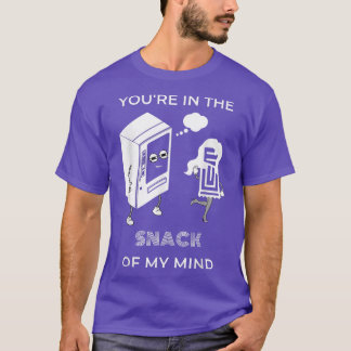 Camiseta Você está no SNACK da minha mente.