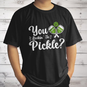 Camiseta Você está olhando para o jogador de picles engraça