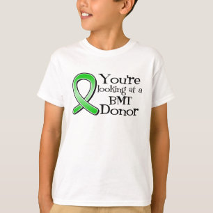 Camiseta Você está olhando para um doador de medula ósse