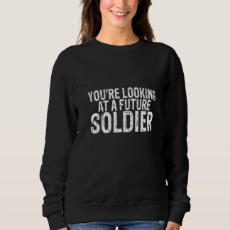 Camiseta Você Está Olhando Para Um Futuro Soldado