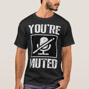 Camiseta Você está sem som para de falar