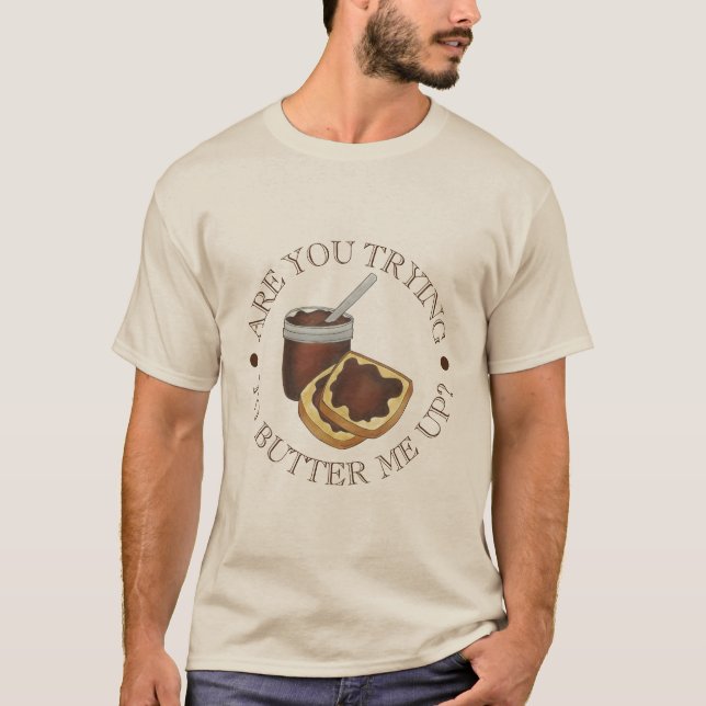 Camiseta Você Está Tentando Me Amortecer Uma Maçã De Foodie (Frente)